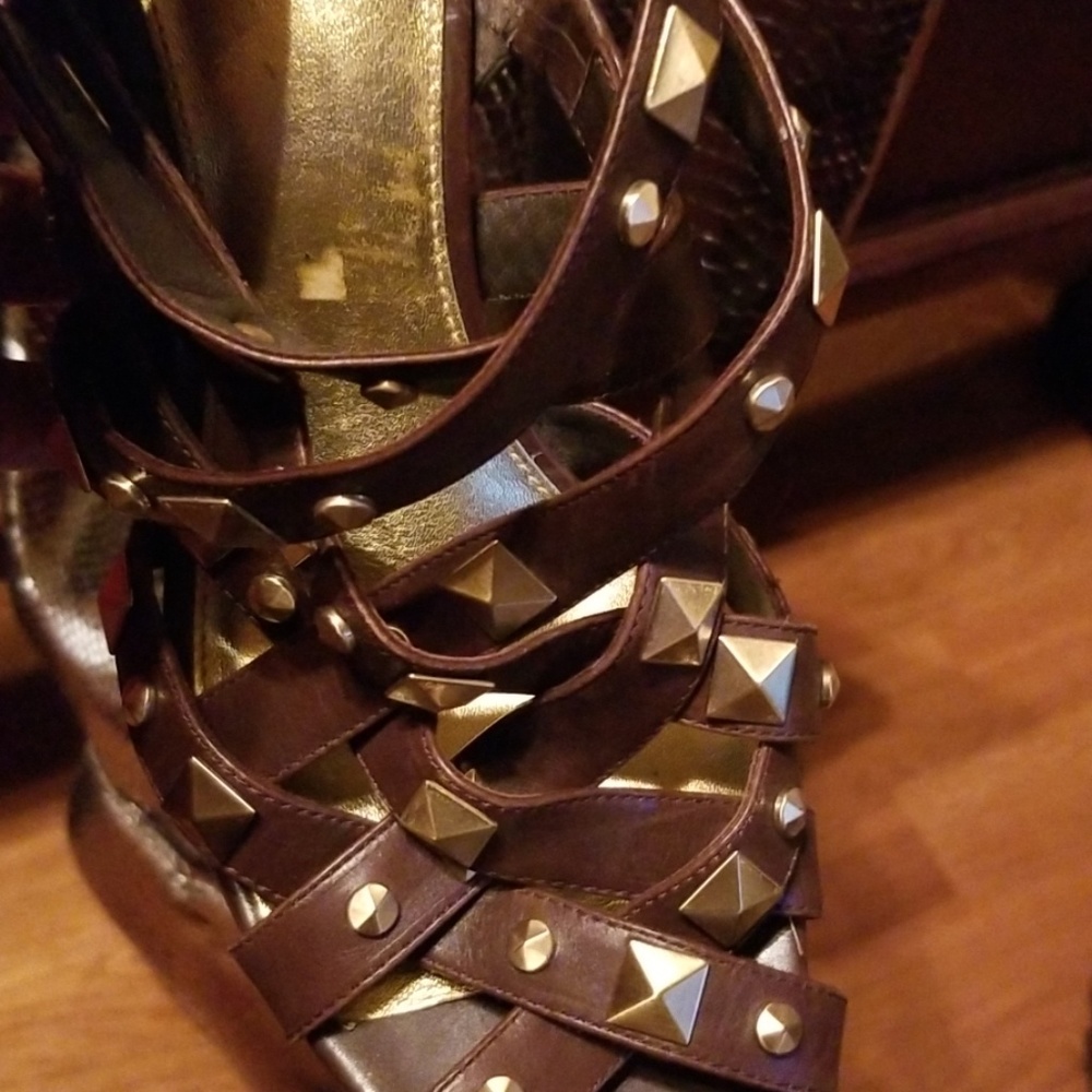 Brown shoes